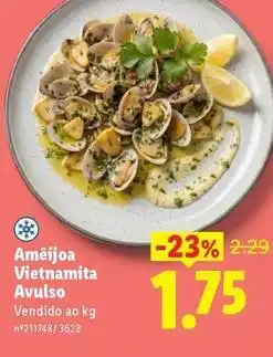 Lidl Améijoa vietnamita promoção