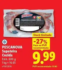 Pescanova - sapateira cozida