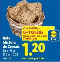 Lidl com - bola mistura de cereais promoção