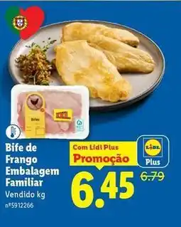 Lidl com - bife de frango embalagem familiar promoção