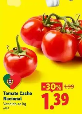 Lidl Nacional - tomate cacho promoção