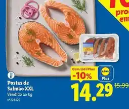 Lidl Xxl - postas de salmao xxl promoção