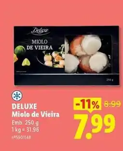 Lidl Deluxe - miolo de vieira promoção