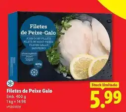 Lidl Gallo - filetes de peixe galo promoção