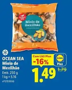 Lidl Ocean sea - miolo de mexilhao promoção