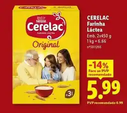 Lidl Nestle - ferinha lactea promoção