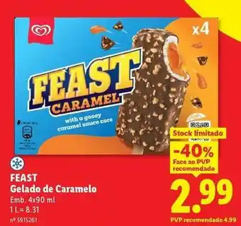 Lidl A+ - gelado de caramelo promoção