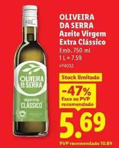 Lidl Oliveira da serra - azeite virgem extra clássico promoção