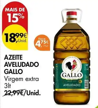 Pingo Doce Gallo - azeite aveludado promoção