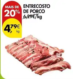 Pingo Doce Entrecosto de porco promoção
