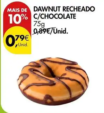 Pingo Doce Dawnut recheado c/chocolate promoção