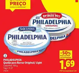 Lidl Philadelphia - queijo para barra original/ light promoção