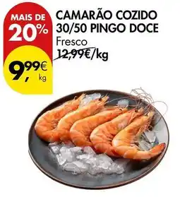 Pingo Doce Pingo doce - camarão cozido promoção