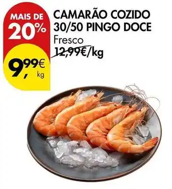 Pingo Doce Pingo doce - camarão cozido promoção