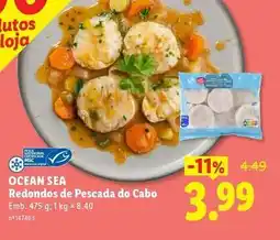 Lidl Ocean sea - redondos de pescada do cabo promoção
