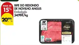 Pingo Doce Angus - bife do redondo de novilho promoção