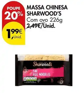 Pingo Doce com - massa chinesa promoção
