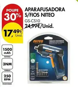 Pingo Doce Aparafusadora s/fios promoção