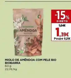 El Corte Inglés Biobarra - miolo de amendoa com pele bio promoção