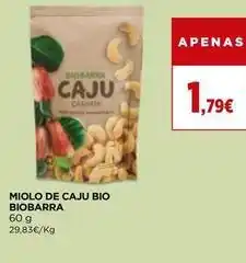 El Corte Inglés Biobarra - miolo de caju bio promoção
