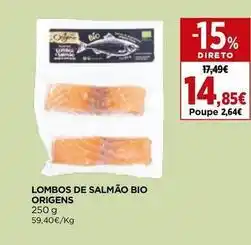 El Corte Inglés Origens - lombos de salmão bio promoção