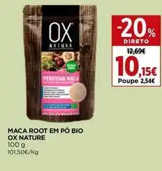 El Corte Inglés Ox nature - maca root em po bio promoção