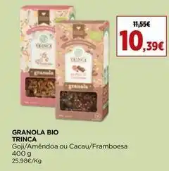 El Corte Inglés Trinca - granola bio promoção