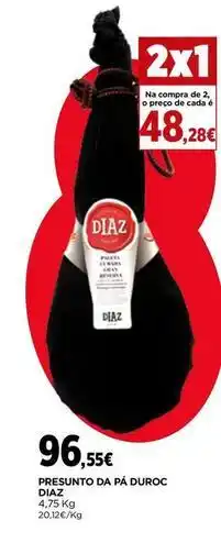 El Corte Inglés Diaz - presunto da pa duroc promoção