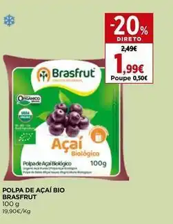 El Corte Inglés Brasfrut - polpa de açaí bio promoção
