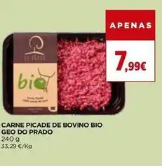 El Corte Inglés Geo do prado - carne picade de bovino bio promoção