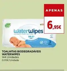El Corte Inglés Waterwipes - toalhitas biodegradáveis promoção