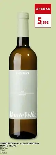 El Corte Inglés Monte velho - vinho regional alentejano bio promoção