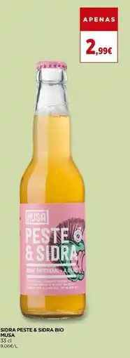 El Corte Inglés Musa - sidra peste & sidra bio promoção