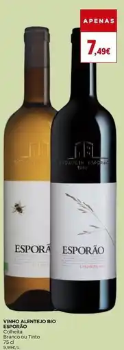 El Corte Inglés Esporão - vinho alentejo bio promoção