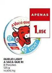 El Corte Inglés A vaca que ri - queijo light promoção