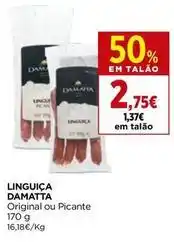 El Corte Inglés Damatta - linguiça promoção
