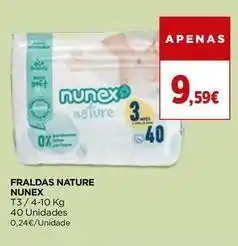 El Corte Inglés Nunex - fraldas nature promoção