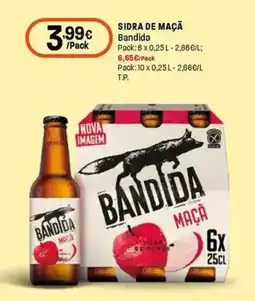 Intermarché Sidra de maçã bandida promoção