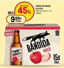 Intermarché Sidra de maçã bandida promoção