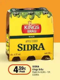 Intermarché Sidra kings bräu promoção
