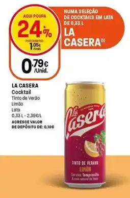 Intermarché La casera cocktail promoção