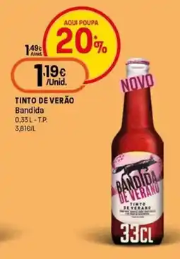 Intermarché Tinto de verão bandida promoção