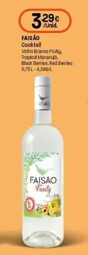Intermarché Faisão cocktail promoção