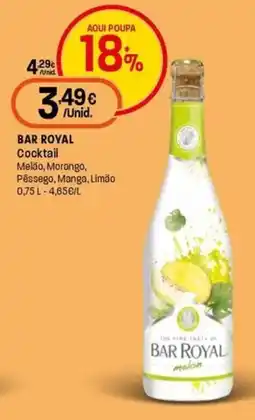 Intermarché Bar royal cocktail promoção