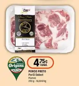 Intermarché Porco preto porsi select promoção
