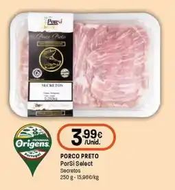 Intermarché Porco preto porsi select secretos promoção