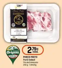 Intermarché Porco preto porsi select promoção