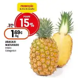 Intermarché Abacaxi maturado promoção