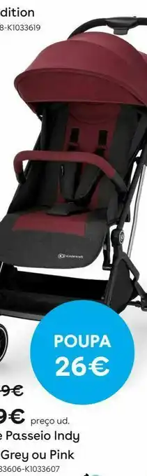 Toys R Us Carrinho de passeio indy grey promoção