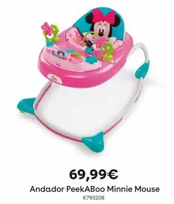 Toys R Us Disney baby - minnie mouse andador peekaboo promoção